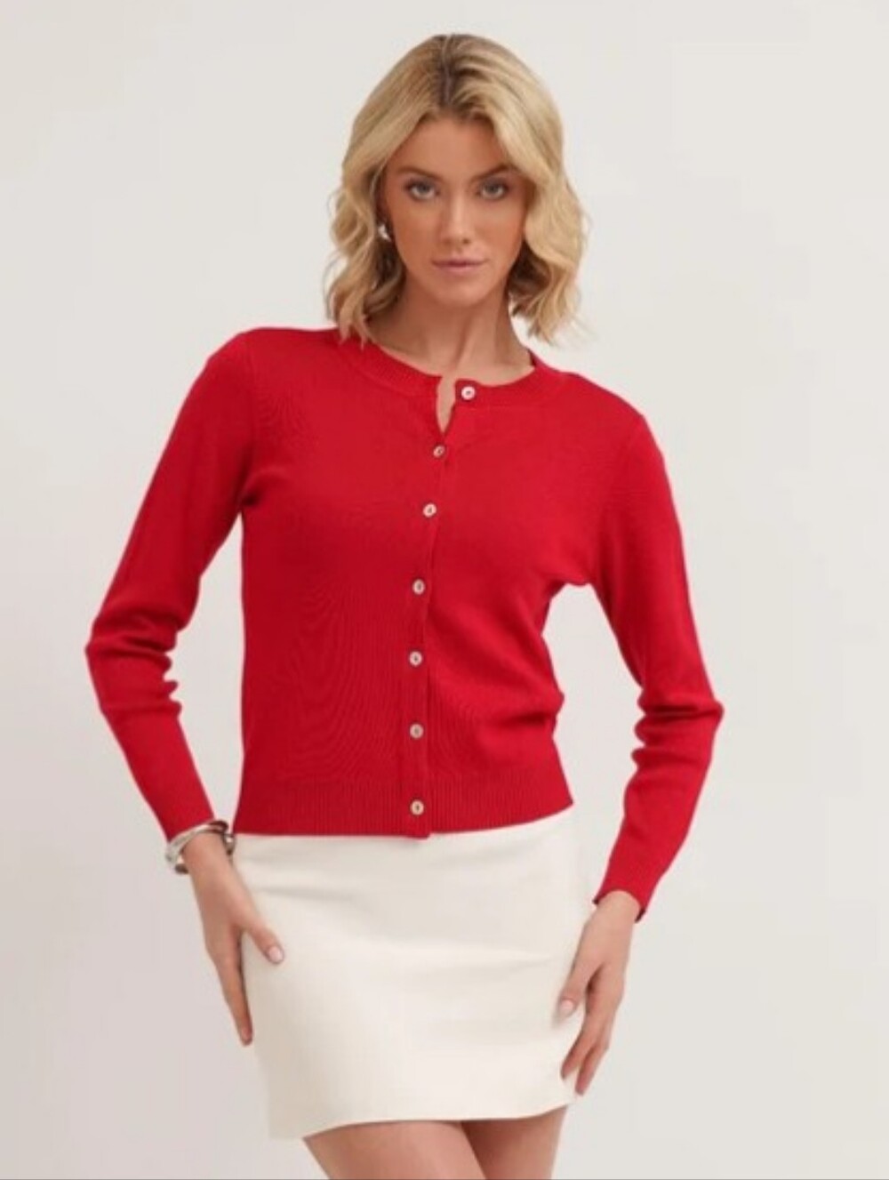Cyrus The Classic Crew Neck Cardigan